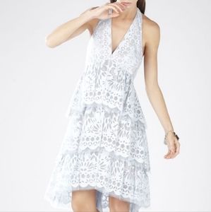 BCBG Jessika Tiered Halter dress